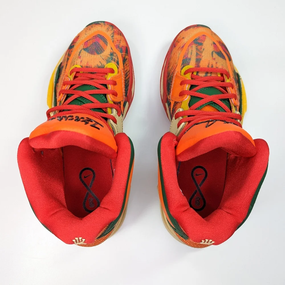 Nike Kyrie Infinity 1 World 1 people Casual Orange Basketball Sneakers Men's 7.5
